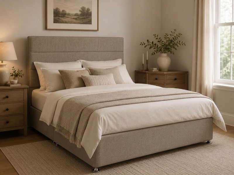 Lewis & Jones King Size - CLEARANCE - Ex-Showroom - Daytona Ocean Abbey Headboard2