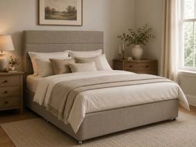 Lewis & Jones King Size - CLEARANCE - Ex-Showroom - Daytona Ocean Abbey Headboard2