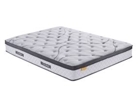 Land Of Beds Small Double Size - CLEARANCE STOCK - Heaven Mattress and Quartet Black Fabric Ottoman Bed6