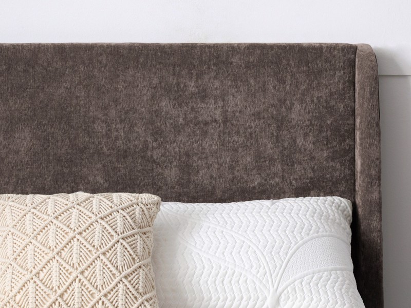 Land Of Beds Eden Mocha Fabric Ottoman Bed4