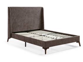 Land Of Beds Eden Mocha Fabric Bed Frame4