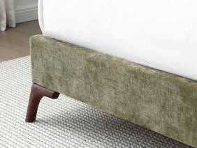 Land Of Beds Eden Olive Fabric Bed Frame5