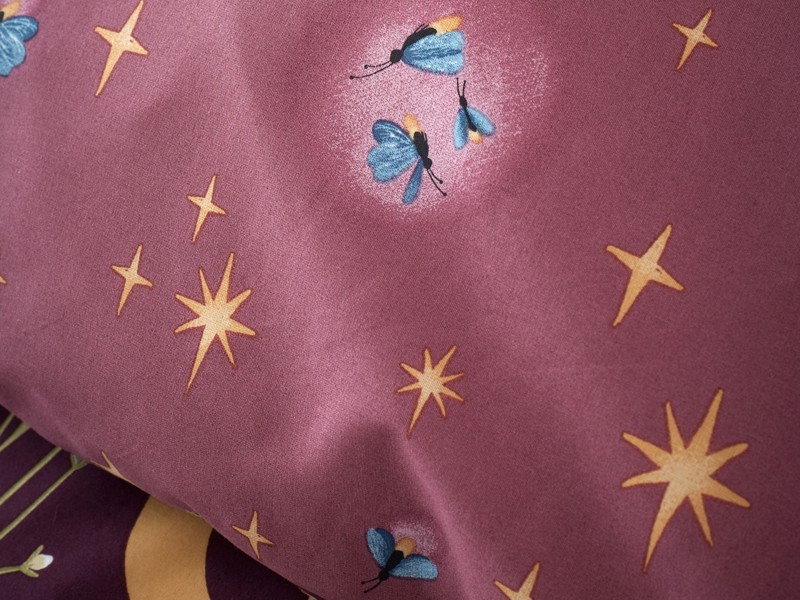 Catherine Lansfield Enchanted Twilight Plum Duvet Cover Set5