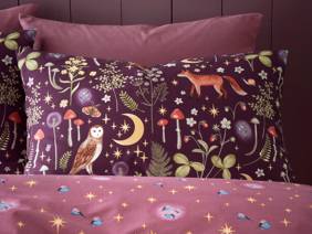 Catherine Lansfield Enchanted Twilight Plum Duvet Cover Set3