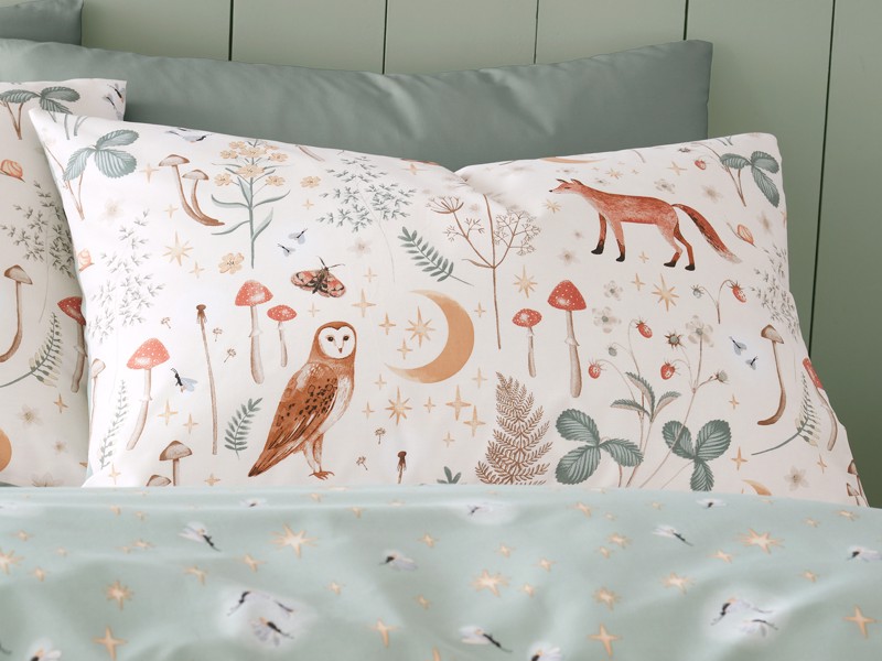 Catherine Lansfield Enchanted Twilight Natural Duvet Cover Set5