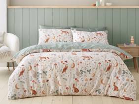 Catherine Lansfield Enchanted Twilight Natural Duvet Cover Set1