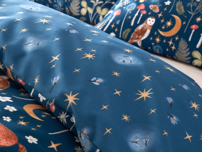 Catherine Lansfield Enchanted Twilight Navy Duvet Cover Set2