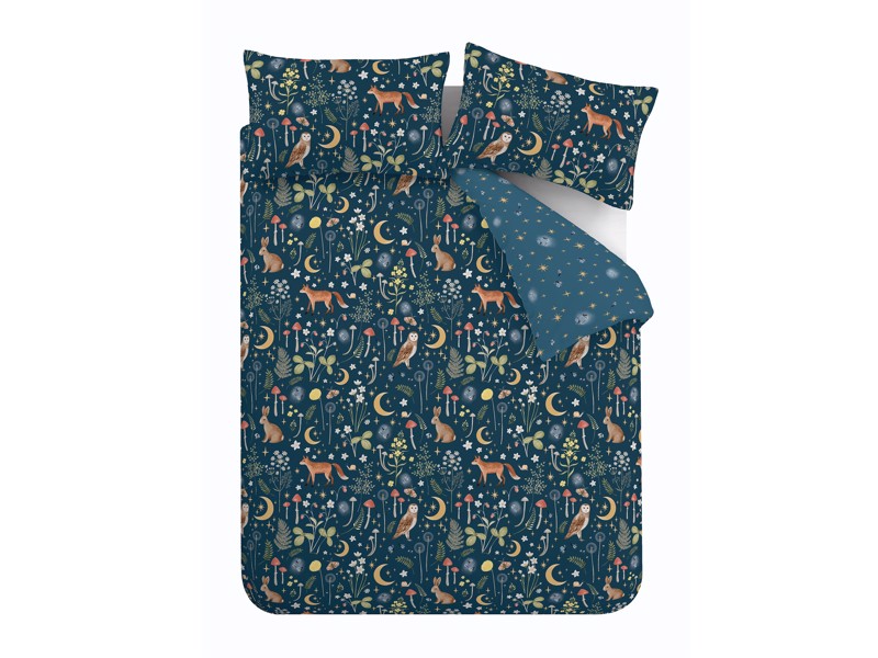 Catherine Lansfield Enchanted Twilight Navy Duvet Cover Set5