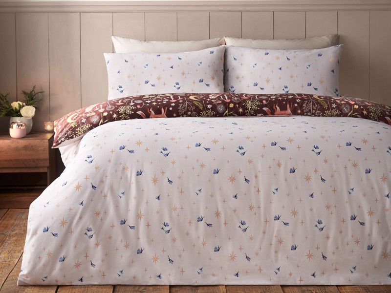 Catherine Lansfield Enchanted Twilight Chocolate Duvet Cover Set3