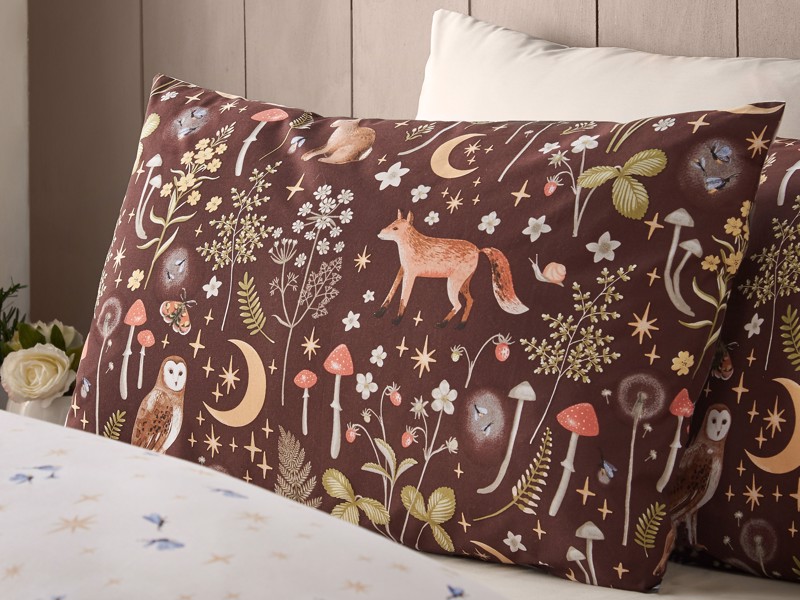 Catherine Lansfield Enchanted Twilight Chocolate Duvet Cover Set4