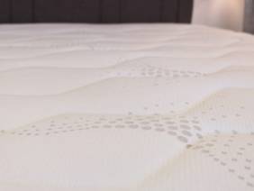Sleepeezee Double Size - CLEARANCE - Ex-Showroom - Joshua Grey Dahlia Headboard and Memory 4000 Divan Bed6
