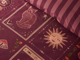 Catherine Lansfield Enchanted Witchcraft Plum Duvet Cover Set4
