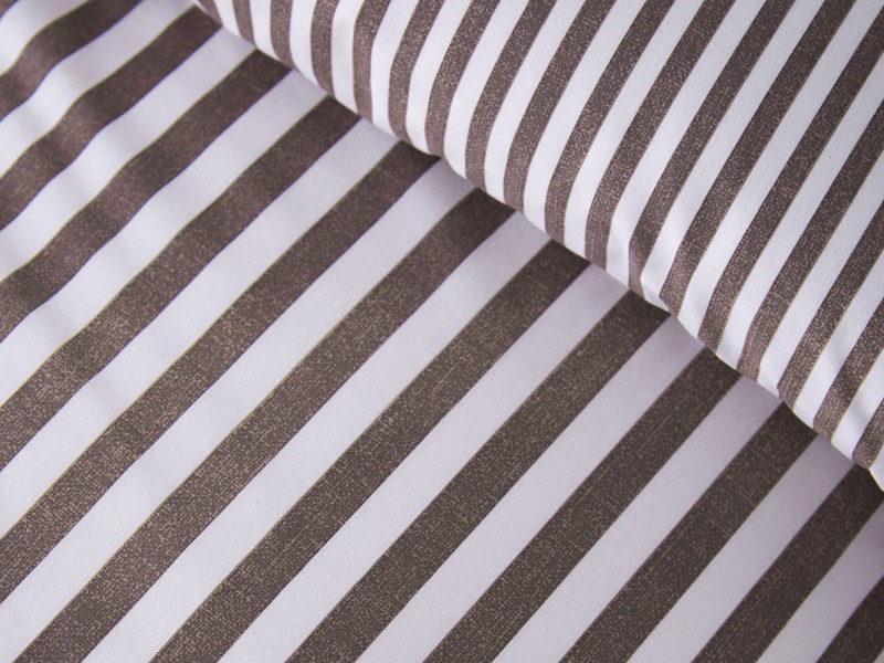 Catherine Lansfield Epping Stripe Chocolate Duvet Cover Set4
