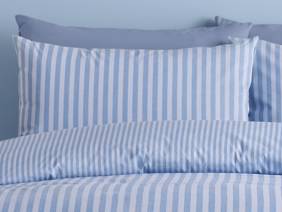 Catherine Lansfield Epping Stripe Blue Duvet Cover Set2