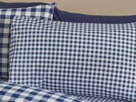 Catherine Lansfield Bamford Gingham Check Navy Duvet Cover Set2