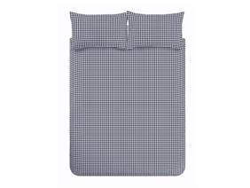 Catherine Lansfield Bamford Gingham Check Navy Duvet Cover Set5