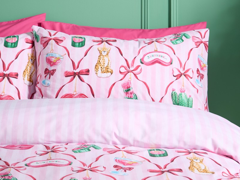 Catherine Lansfield Christmas Kitsch Duvet Cover Set2