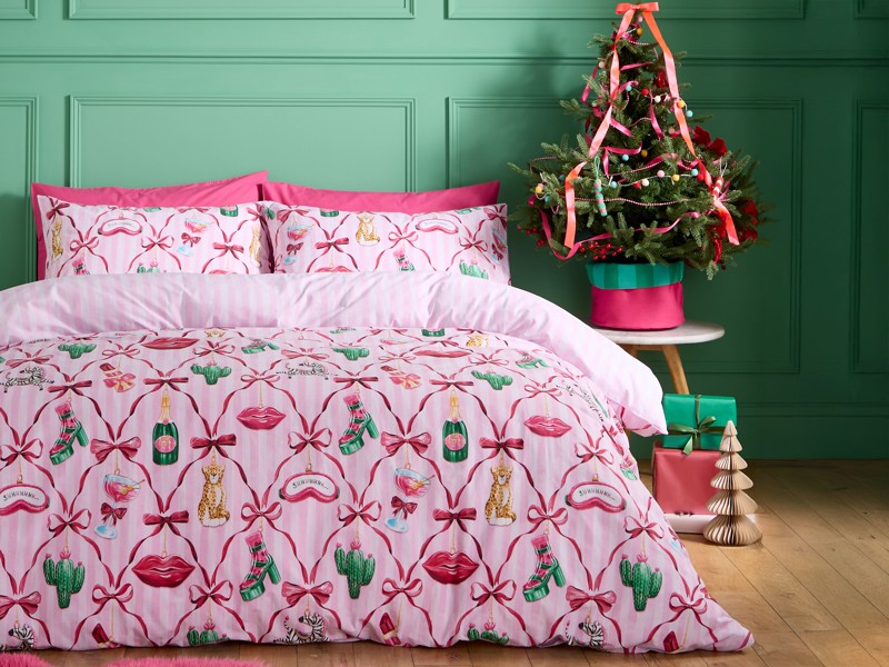 Catherine Lansfield Christmas Kitsch Duvet Cover Set5