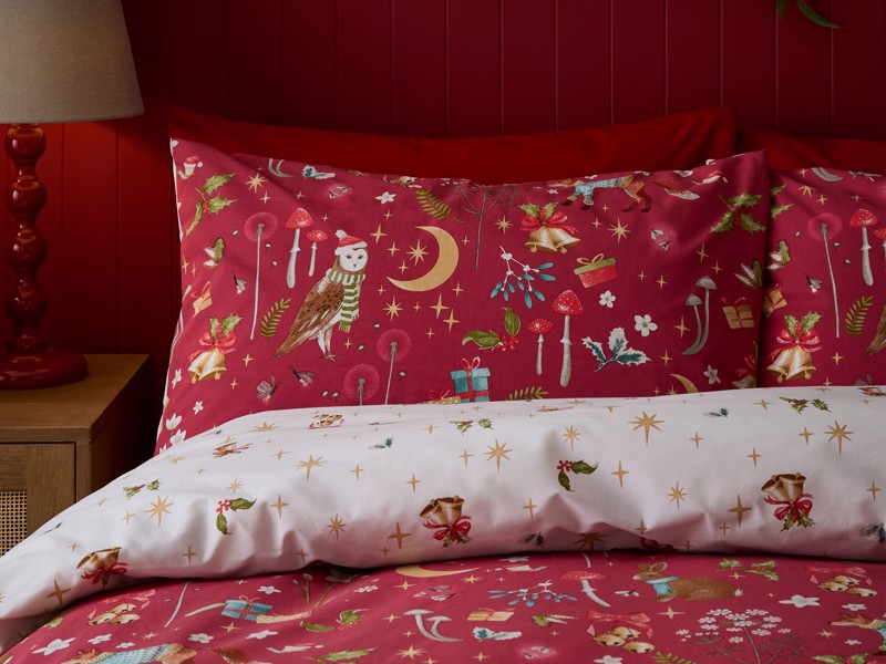 Catherine Lansfield Christmas Enchanted Twilight Duvet Cover Set4