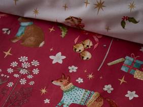 Catherine Lansfield Christmas Enchanted Twilight Duvet Cover Set2
