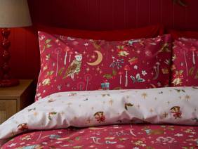 Catherine Lansfield Christmas Enchanted Twilight Duvet Cover Set4