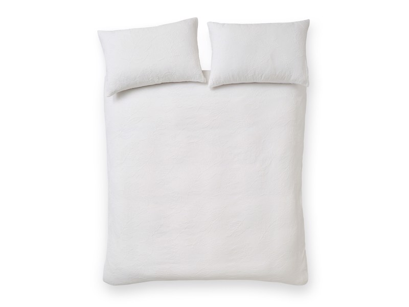 Catherine Lansfield Jacquard Leaves Duvet Cover Set4