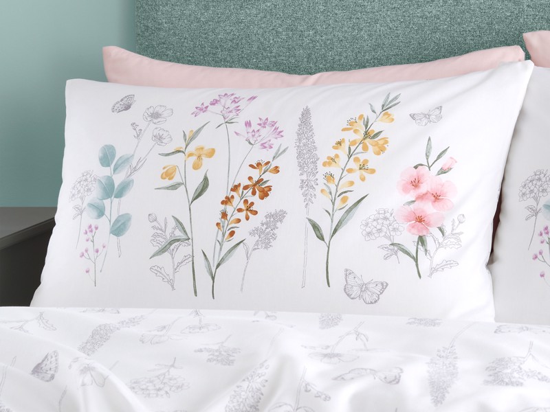 Catherine Lansfield Emilia Floral King Size Duvet Cover Set4