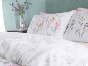 Catherine Lansfield Emilia Floral King Size Duvet Cover Set2