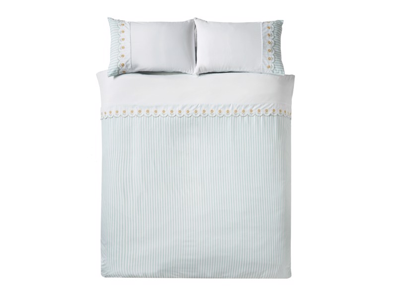 Catherine Lansfield Embroidered Daisy Duvet Cover Set5