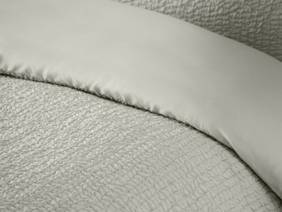 Catherine Lansfield Crinkle Seersucker Green Duvet Cover Set4