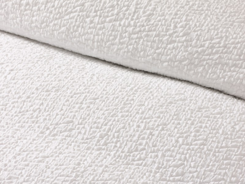 Catherine Lansfield Crinkle Seersucker White Duvet Cover Set3