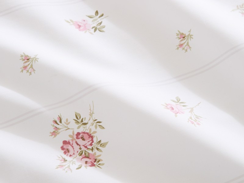 Bianca Fine Linens Vintage Rosebud Pink Duvet Cover Set5