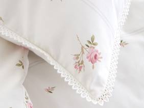 Bianca Fine Linens Vintage Rosebud Pink Duvet Cover Set3