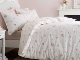 Bianca Fine Linens Vintage Rosebud Pink Duvet Cover Set6