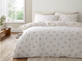 Bianca Fine Linens Thea Floral Natural Duvet Cover Set3