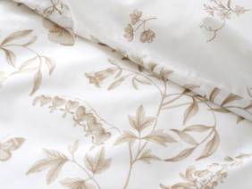 Bianca Fine Linens Thea Floral Natural Duvet Cover Set4