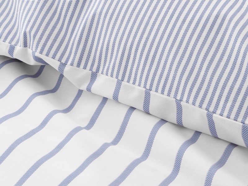 Bianca Fine Linens Hampton Stripe Blue Duvet Cover Set4
