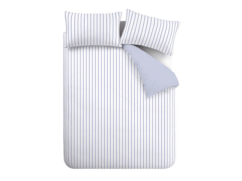 Bianca Fine Linens Hampton Stripe Blue Duvet Cover Set7