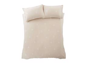 Bianca Fine Linens Brushed Embroidery Leaf Duvet Cover Set5