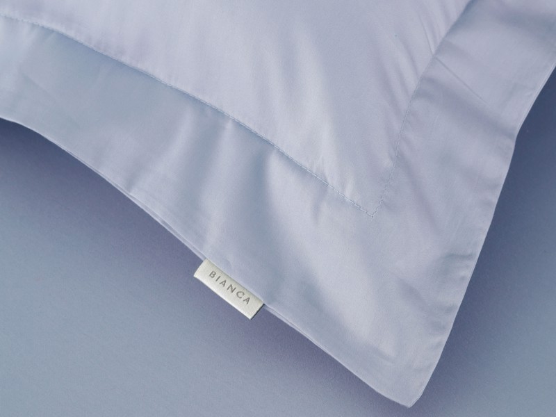 Bianca Fine Linens 400TC Cotton Sateen Blue Pillowcases4