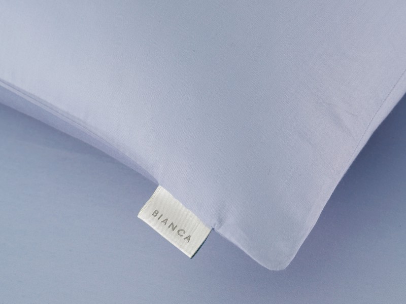 Bianca Fine Linens 400TC Cotton Sateen Blue Pillowcases6