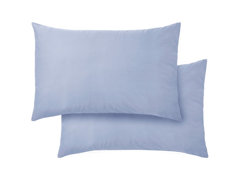 Bianca Fine Linens 400TC Cotton Sateen Blue Pillowcases8