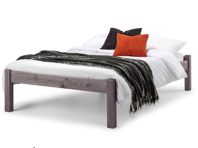 Land Of Beds Double Size - CLEARANCE STOCK - Thistleby Gunpowder Wooden Bed Frame3