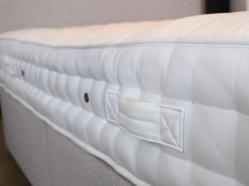 Relyon Double Size - CLEARANCE - Ex-Showroom - Welsh Flint Contour Headboard and Athena Divan Bed5