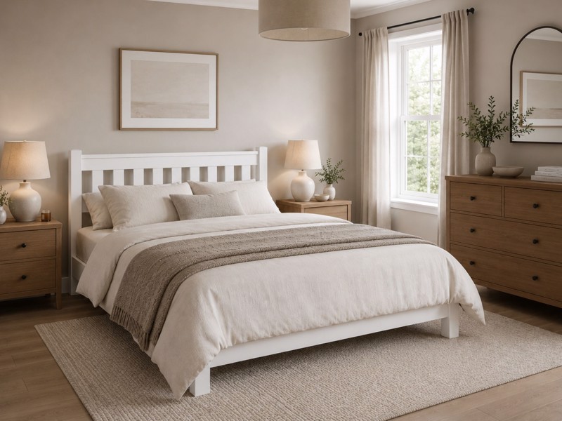Friendship Mill Shaker White Headboard3