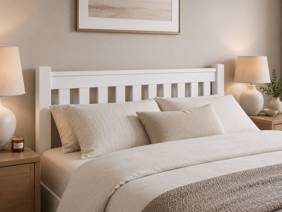 Friendship Mill Shaker White Headboard2