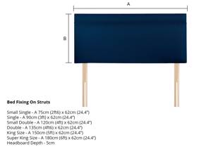 Sweet Dreams Brussels King Size Headboard3