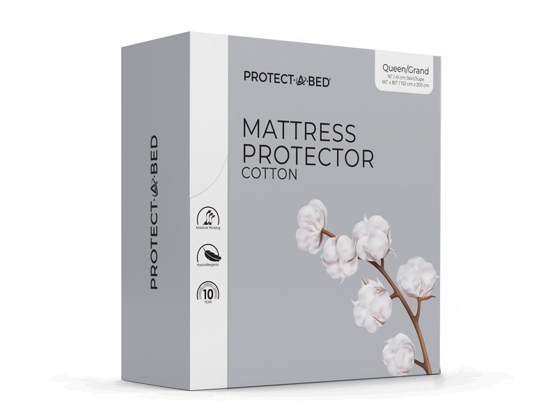 Protect A Bed Cotton Single Mattress Protector1
