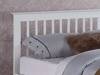 Land Of Beds Pentre White Wooden Single Bed Frame2
