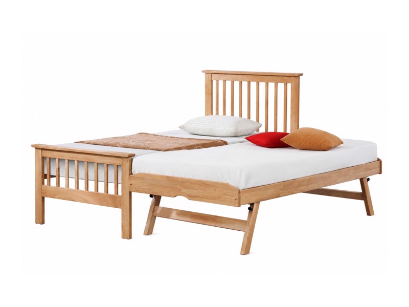 Land Of Beds Pentre Oak Wooden Guest Bed2